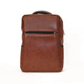 Premium Brown Leather Laptop Backpack for Men & Women | Business Travel Backpack