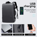Premium Black Laptop Backpack | Waterproof Business Travel Bag